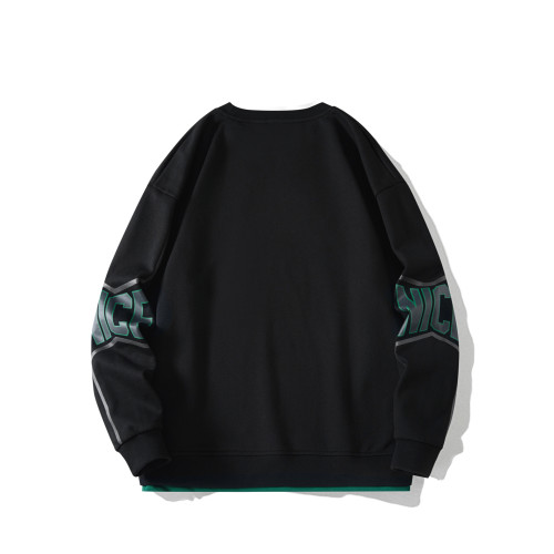 NASA衛衣男秋季2025新款胖哥加肥加大碼寬松上衣胖子長袖男打底衫