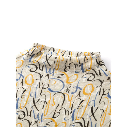 旺秋2025新款羊毛衫女100%純羊毛印花高領精紡超細薄款針織打底衫