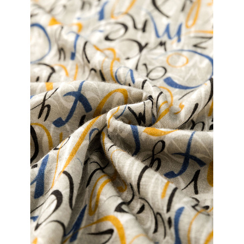 旺秋2025新款羊毛衫女100%純羊毛印花高領精紡超細薄款針織打底衫