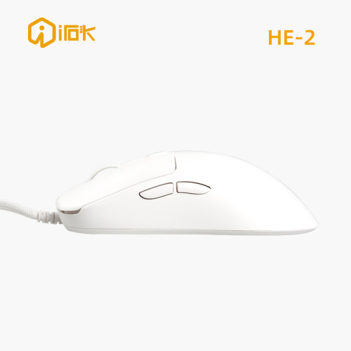 艾石頭HE2電競滑鼠有線輕量化中手大手滑鼠人體工學辦公遊戯專用