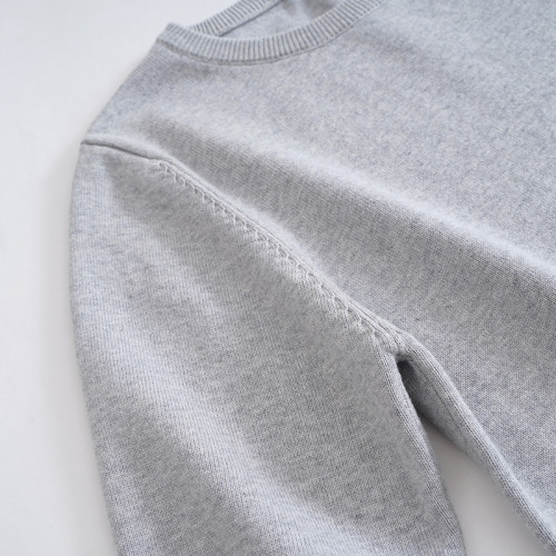 全棉原單貨  純色圓領毛衣女士薄款秋冬季內搭針織打底衫寬松