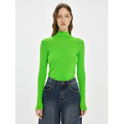 JNBY/江南布衣折釦秋冬舒適羊毛半高領針織衫修身打底衫純色女