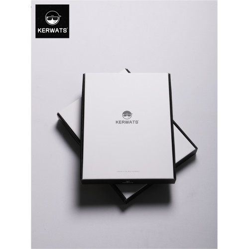 KERWATS可維斯品牌英文胸花簡約百搭春季打底衫大碼寬松白襯衫男