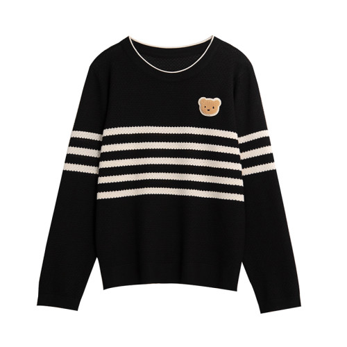 秋冬內搭遮肉顯瘦長袖針織打底衫女大碼胖mm洋氣減齡百搭女士毛衣