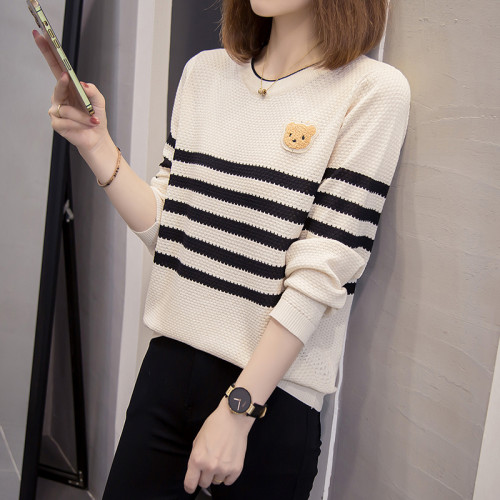 秋冬內搭遮肉顯瘦長袖針織打底衫女大碼胖mm洋氣減齡百搭女士毛衣