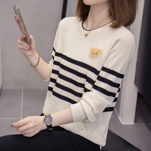 秋冬內搭遮肉顯瘦長袖針織打底衫女大碼胖mm洋氣減齡百搭女士毛衣