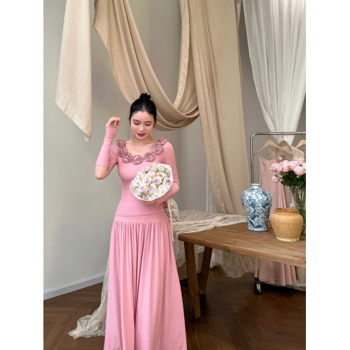 sorozien芍子【莫氏蘭套裝】原創復古內搭針織打底衫上衣半裙套裝