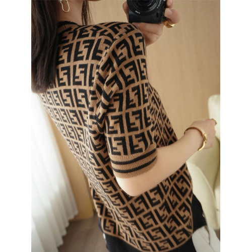 100%純棉夏季新款低圓領女拼色短袖打底衫寬松顯瘦上衣半袖針織衫