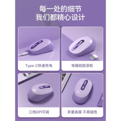 BOW 無線人體工學滑鼠外接筆電桌上型電腦通用辦公家用女生靜音