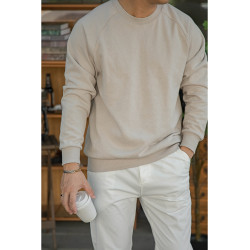 唔刃工裝美式復古重磅棉感插肩袖衛衣長袖寬松套頭打底衫男款秋冬