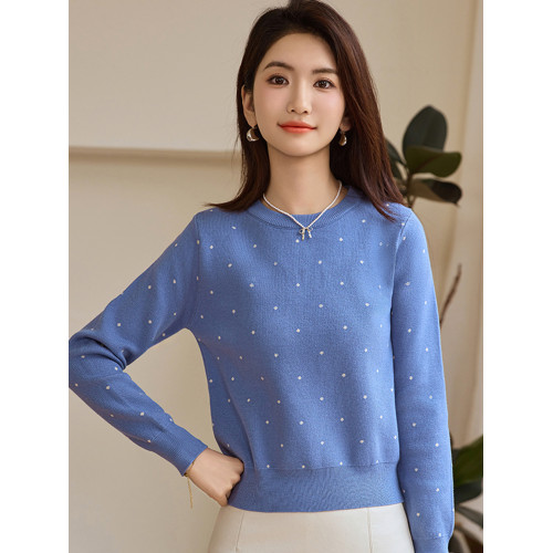 套頭短款毛衣女2025春季新款內搭打底衫小個子氣質上衣長袖針織衫