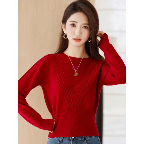 高腰短款毛衣女2025春季新款套頭收腰針織衫小個子上衣內搭打底衫