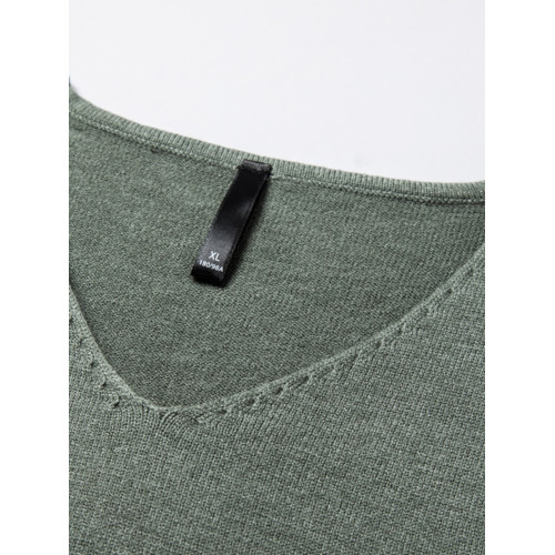 羅矇商務低V領毛衣男春秋款打底衫內搭針織毛衫男士2025上衣