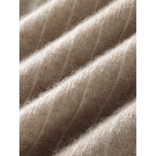 16針精紡真絲羊絨衫女半高領修身打底衫2025秋冬桑蠶絲針織內搭