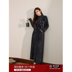 藍語大碼女裝胖mm高級馬甲修身顯瘦打底衫秋季遮肚子半身裙三件套