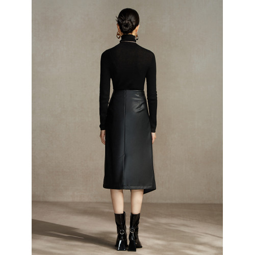 BBLLUUEE粉藍衣櫥時尚百搭雲朵感羊毛衫女2025春秋新款修身打底衫