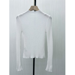 恩●2025春季新品 針織衫女彈力修身顯瘦氣質長袖打底衫上衣753