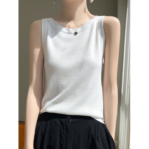 溫柔淺春系針織吊帶背心女2025新款小西裝內搭打底衫無袖修身上衣