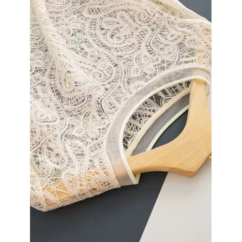 夏季蕾絲鏤空針織衫女寬松顯瘦內搭打底衫上衣氣質百搭洋氣小衫薄