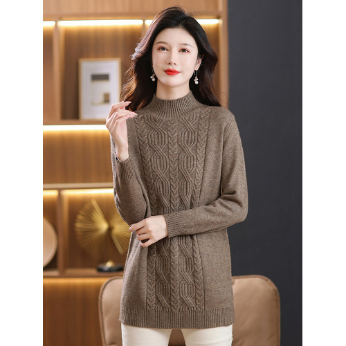 小個子毛衣裙中長款打底衫女士內搭加厚秋冬遮屁股冬季毛衣保暖女