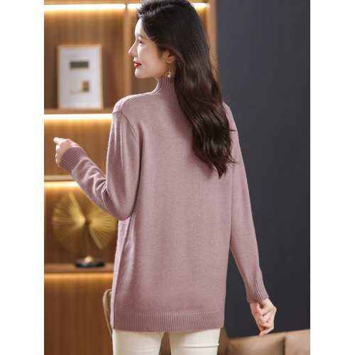 小個子毛衣裙中長款打底衫女士內搭加厚秋冬遮屁股冬季毛衣保暖女