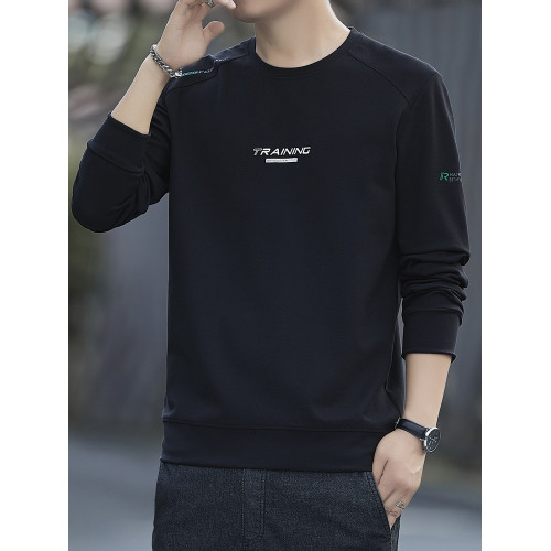 花花公子2025新款圓領衛衣男士寬松潮流休閒上衣純棉打底衫秋冬季