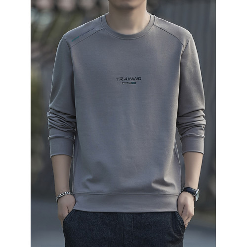 花花公子2025新款圓領衛衣男士寬松潮流休閒上衣純棉打底衫秋冬季