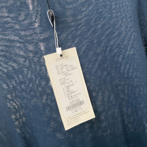 意利澳諾薄款針織衫打底衫圓領毛衣中袖套頭女士上衣19407