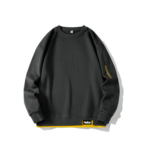 NASA衛衣男秋季2025新款胖哥加肥加大碼胖子寬松長袖打底衫春秋季