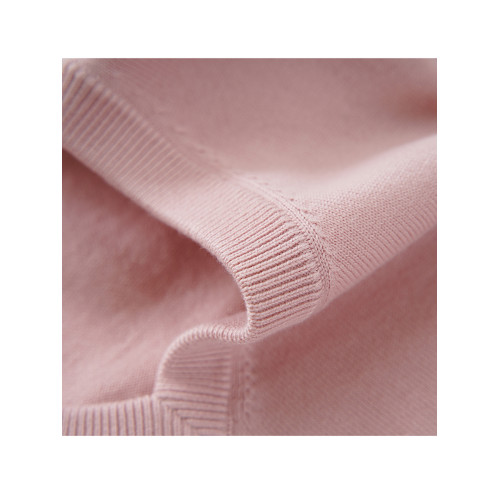 櫃貨！100%長絨棉 棉中貴族v領毛衣打底衫女士套頭針織衫上衣薄款