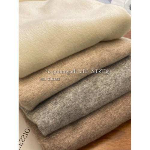 高領打底衫女春季別致絕美毛衣高級感軟糯羊毛衫內搭堆堆領羊絨衫