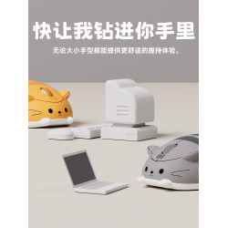 AKKO 貓貓無線滑鼠可攜式2.4G無線桌上型筆記型電腦藍牙可愛貓貓女生