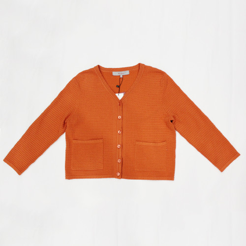 Phidias春秋季新款百搭針織打底衫薄款小開衫純色v領毛衣女