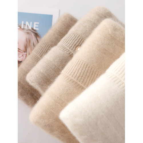 秋冬新款羊毛開衫女v領純色韓版純羊毛長袖毛衣女外套針織打底衫