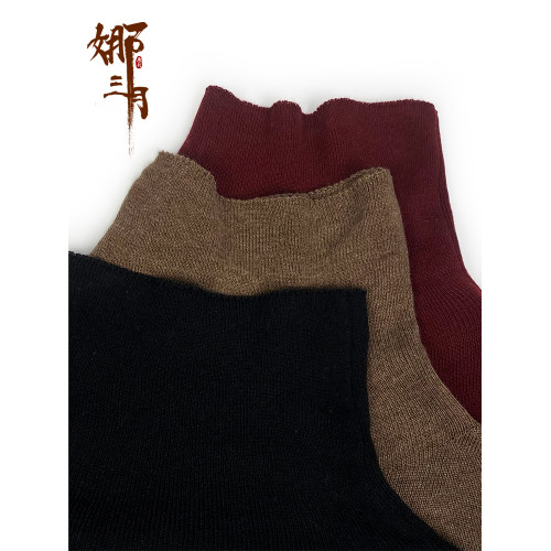 秋裝高級感時尚減齡修身高領羊毛衫 年輕媽媽復古經典純色打底衫