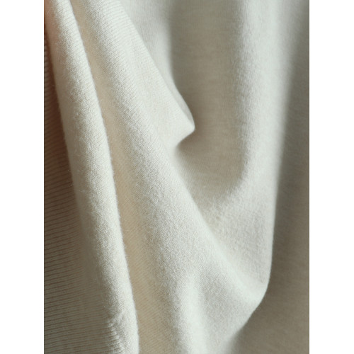 2024秋冬新款寬松羊毛圓領長袖針織衫毛衣女莫代爾套頭百搭打底衫