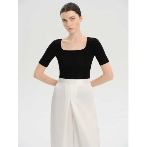 LOVELY UDEAR|珍藏B入奢品 德國進口120S羊毛 重磅針織方領打底衫