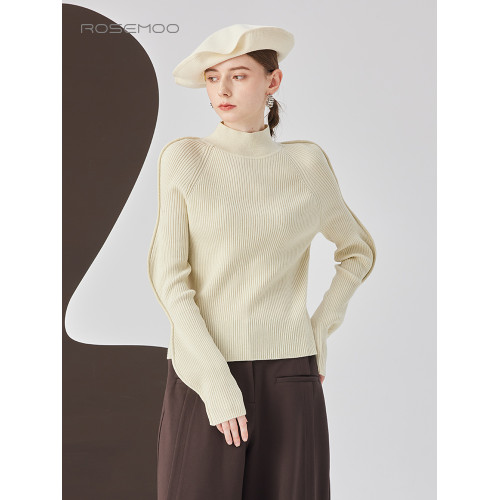 容子木ROSEMOO24年秋季新款波浪袖打底衫RCL3TW447D