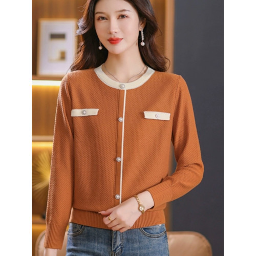 羊毛針織打底衫女春秋裝2025新款內搭小香風洋氣上衣薄款毛衣爆款