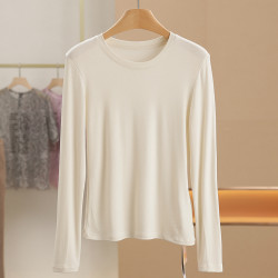 【杭*顛】美雅碧面料~澳洲美麗諾羊毛蛋白精華堆堆領打底衫828