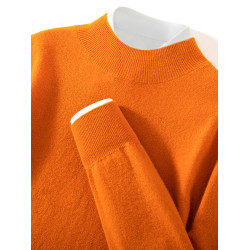 新款羊絨衫男士秋冬季新款半高領加厚針織衫毛衣高級羊毛衫打底衫