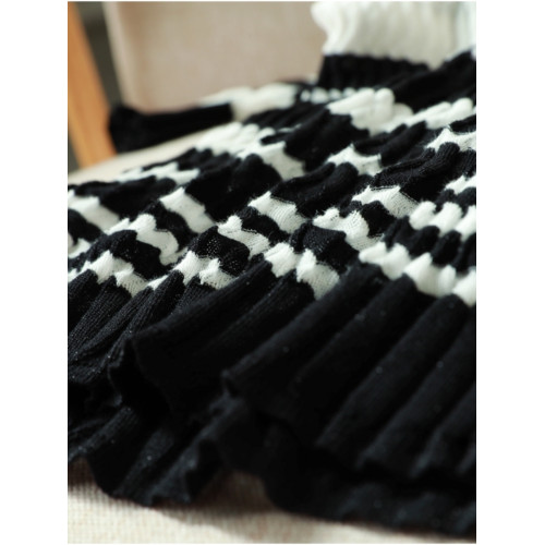 【叁】圓領條紋休閒針織衫薄款百搭簡約針織打底衫