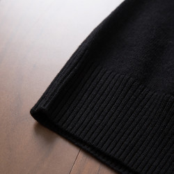 100%綿羊毛！純色圓領長袖羊毛針織衫女套頭羊絨衫秋冬內搭打底衫