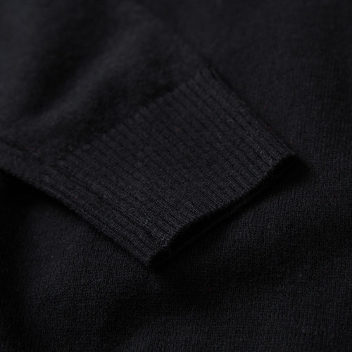 100%綿羊毛！純色圓領長袖羊毛針織衫女套頭羊絨衫秋冬內搭打底衫
