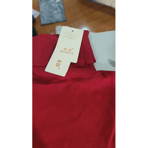 山羊絨風高領內搭修身顯瘦毛針織衫女秋冬新款堆堆領毛衣打底衫