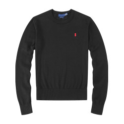 春秋圓領純棉針織衫保羅毛衣男純色打底衫商務休閒薄款修身毛線衣