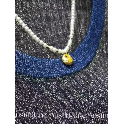 Jane Austin •（瀾夜）2025意大利進口水晶紗休閒百搭打底衫女