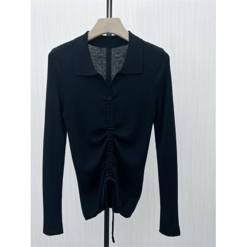 文●2025秋季新品 針織衫女彈力修身顯瘦氣質長袖打底衫上衣231