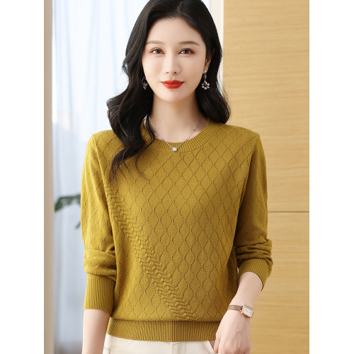 2025春秋新款女士羊絨衫時尚寬松短款套頭羊毛針織衫薄打底衫上衣