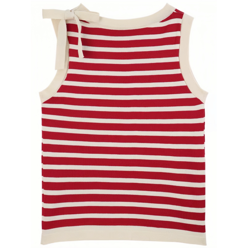 法國Rixo Roce⭐法式條紋針織吊帶背心女夏外穿甜辣風打底衫上衣